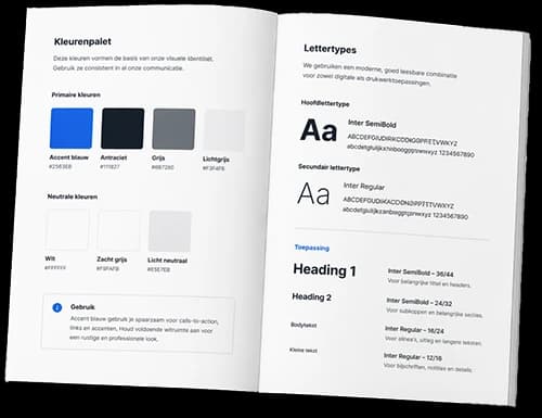 Kleurpalet & lettertypes